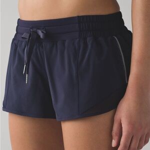 NAVY LULULEMON HOTTY HOT SHORT